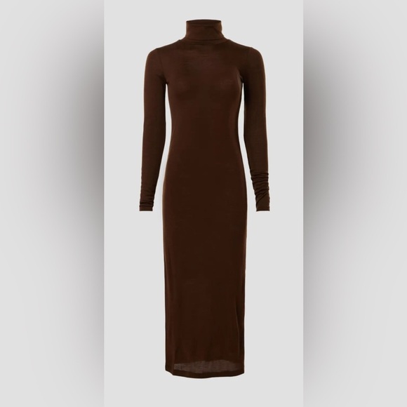 Ralph Lauren Brown Long Sleeve Sweater Dress - Picture 3 of 13